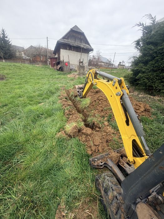Miniexcavator motor yanmar 3 cilindrii