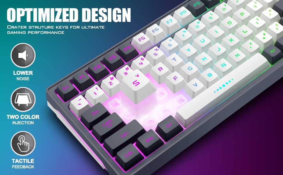 Геймърска клавиатура RedThunder K96 RGB