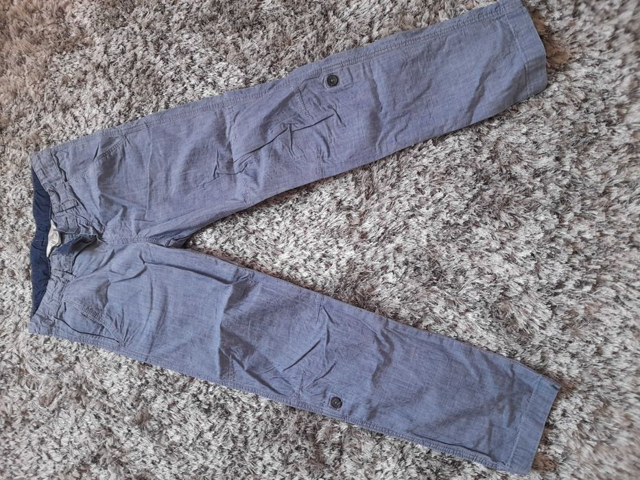 Blugi subțiri băiat 9-10 ani, H&M, bleu, treisferturi/lungi