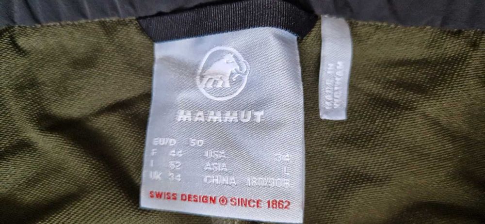 Pantaloni Mammut masuri L XL Aenergy softshell hybrid munte trekking