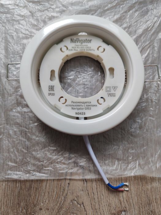 Встраиваемый светильники.Встраиваемая тройная разетка Art MTB-3013, эл