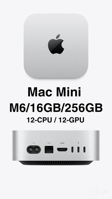 Mac Mini M6/16GB/256GB (12-CPU / 12-GPU)