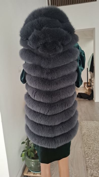 Vesta din  blana  naturala, marime M