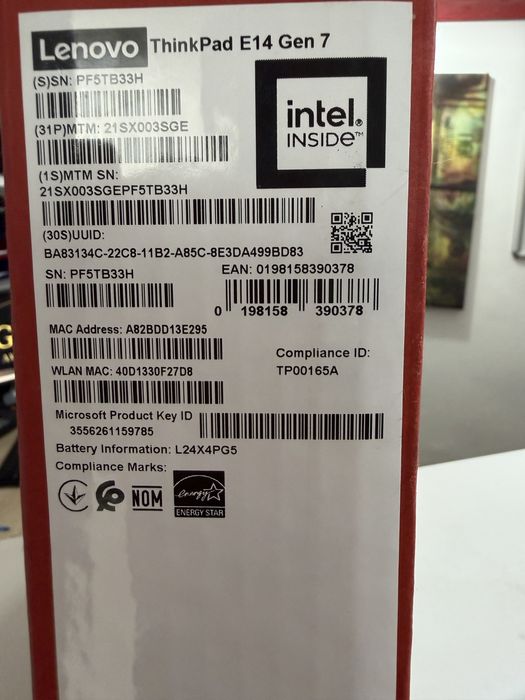 Lenovo ThinkPad E14 Gen7 , SSD 1TB , 32 GB RAM