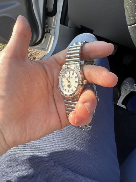 Breitling Chronomat Automatic 36 Diamante, Pother of Pearls, Bicolor, Full Set, 2022