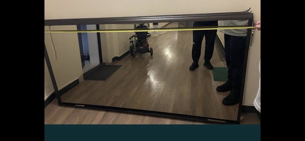 Usi mari glisante cu oglinda dressing living profile sine MAM Bricolaj