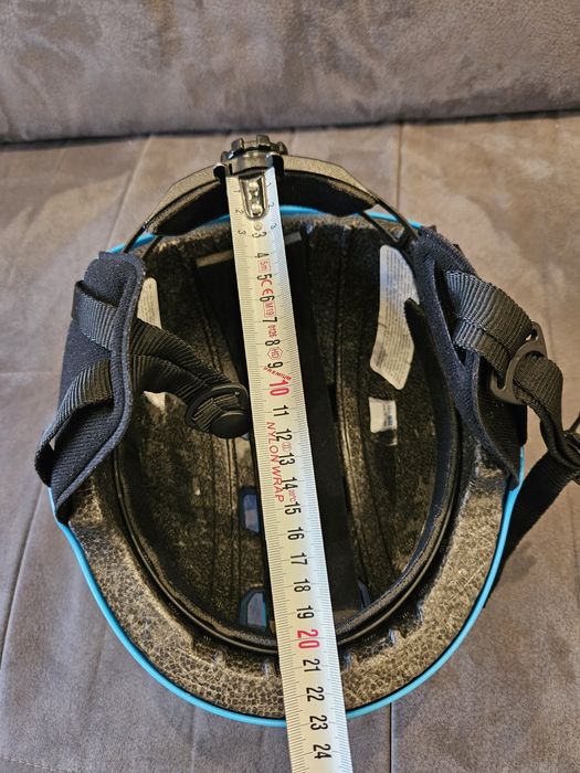 Детска каска за ски Weze, синя + подрък