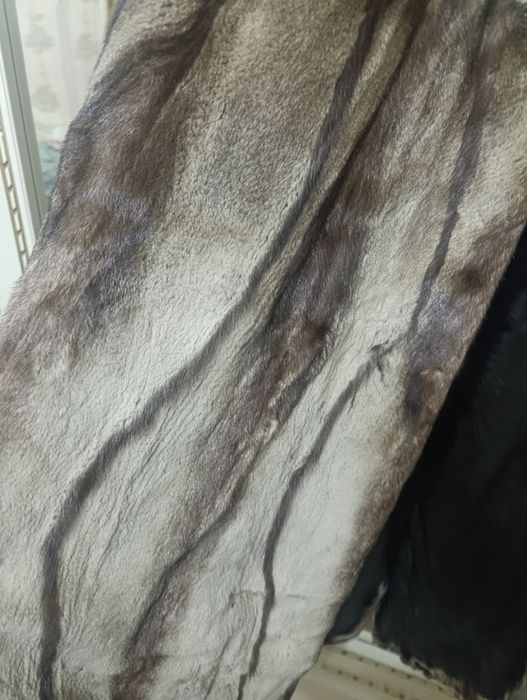 Шуба из стриженной норки