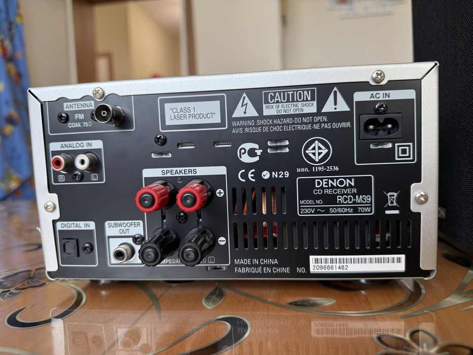 Denon RCD-M39  Минк ресивър Оптика