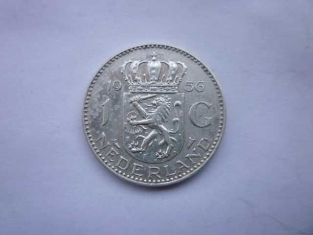 сребърна монета 1 гулден 1956 година