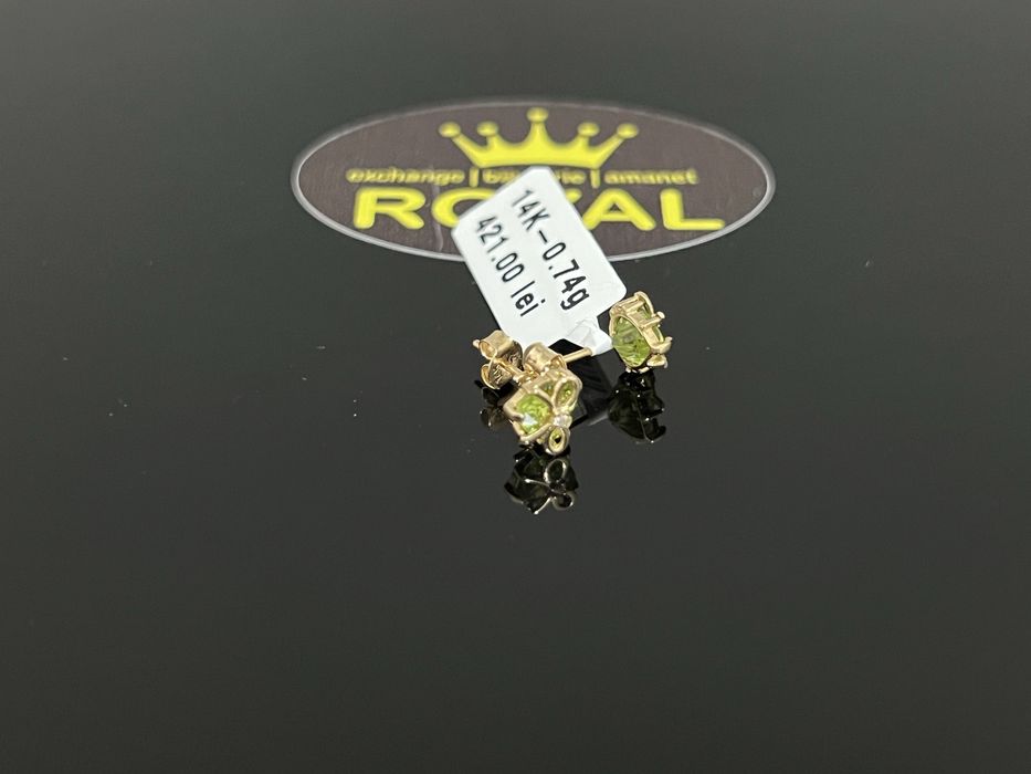 Bijuteria Royal CB : Cercei copil aur 14K 0,74 grame