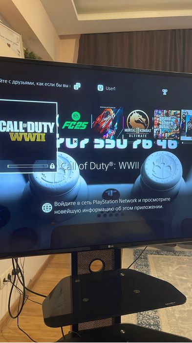 Playstation 4 c играми новый