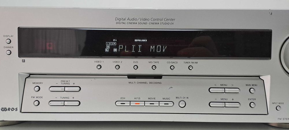 Sony STR-DE595 – Receiver 5.1 Silver – DTS Dolby Digital – Optic 500W