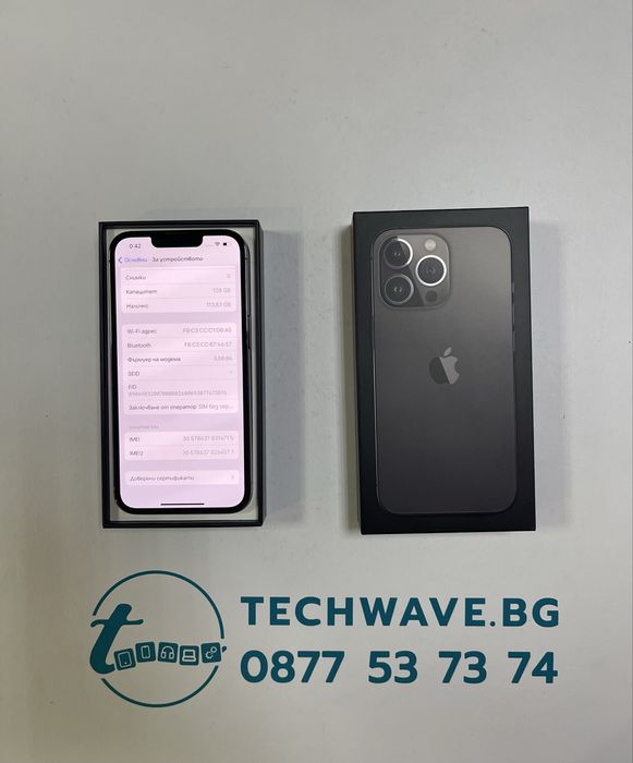 Apple iPhone 13 Pro 128GB Black Titanium 86%