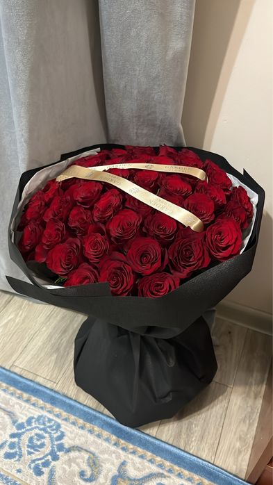 Свежий букет 51 роза