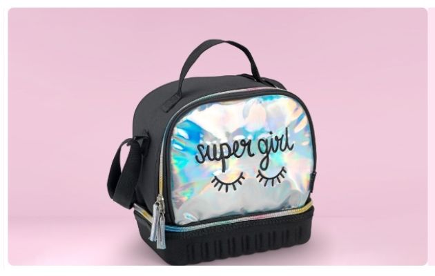 Super girl Trolley раница от Plesio с чанта за храна и аксесоари