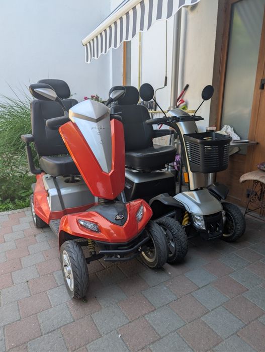 Scutere electrice persoane handicap dizabilitati Pride Kymco Cobra