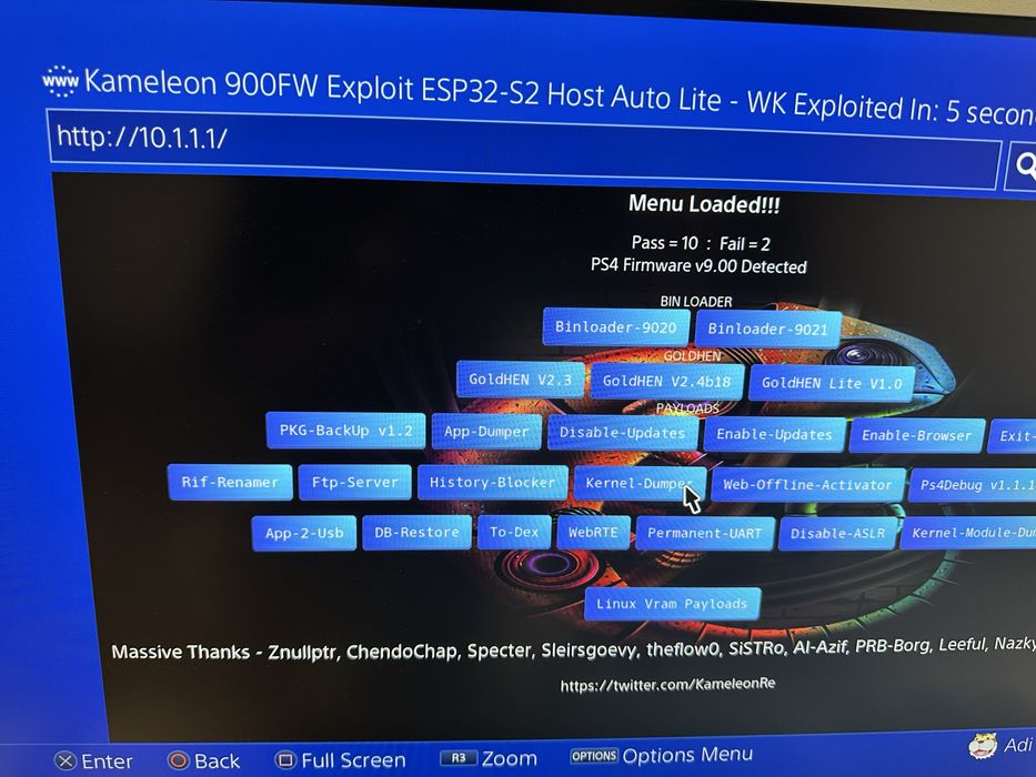 Playstation 4 Pro fw 9.0 modabil