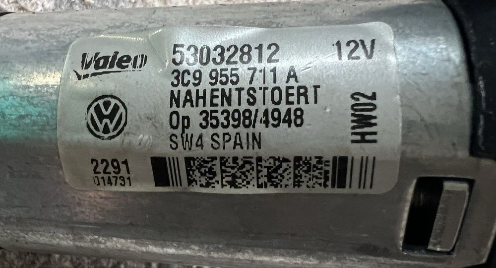 Моторче задна чистачка 3C9 955 711 A VW PASSAT B6 / B7