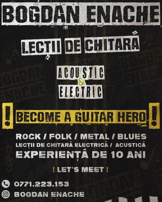 Cursuri de chitară cu Bogdan Enache