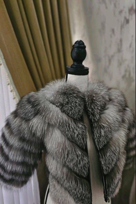 Детско полто от естествен косъм за 5 г