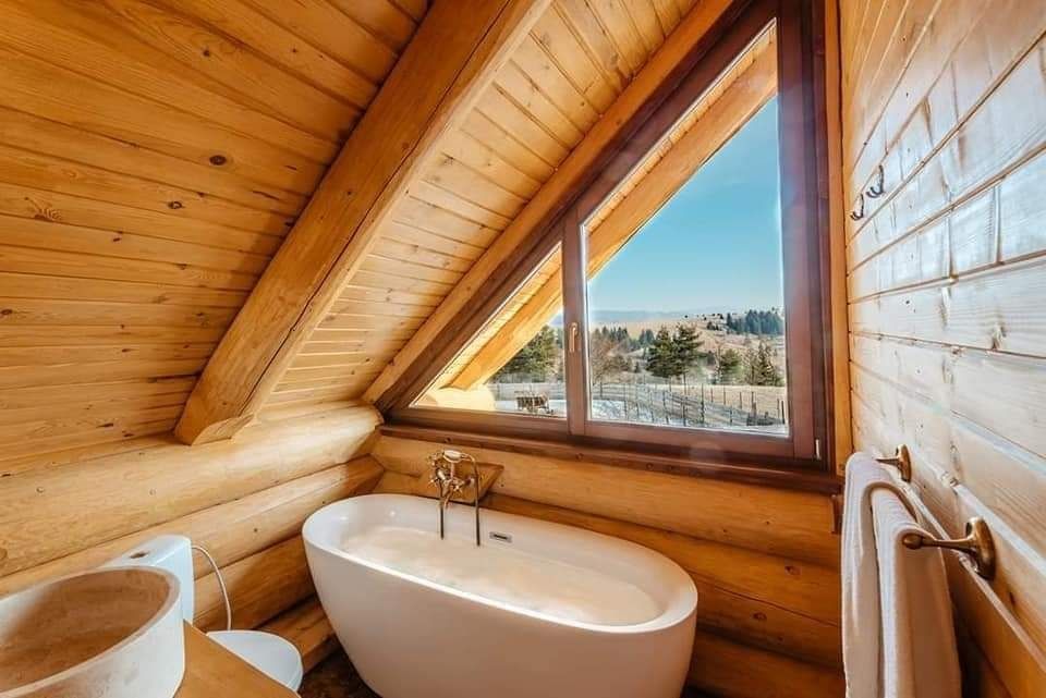 Cabana cu jacuzzi/sauna langa partie