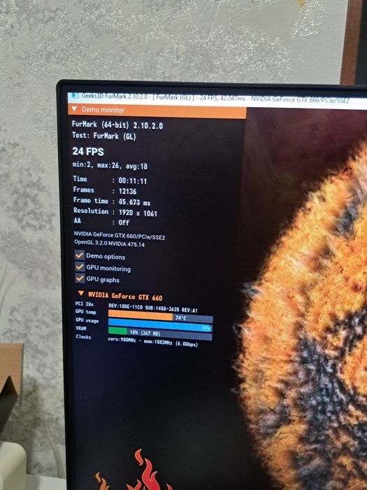 Видеокарта GTX 660