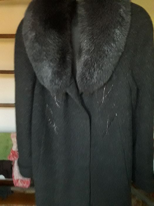 пальто зимнее женское "лама"