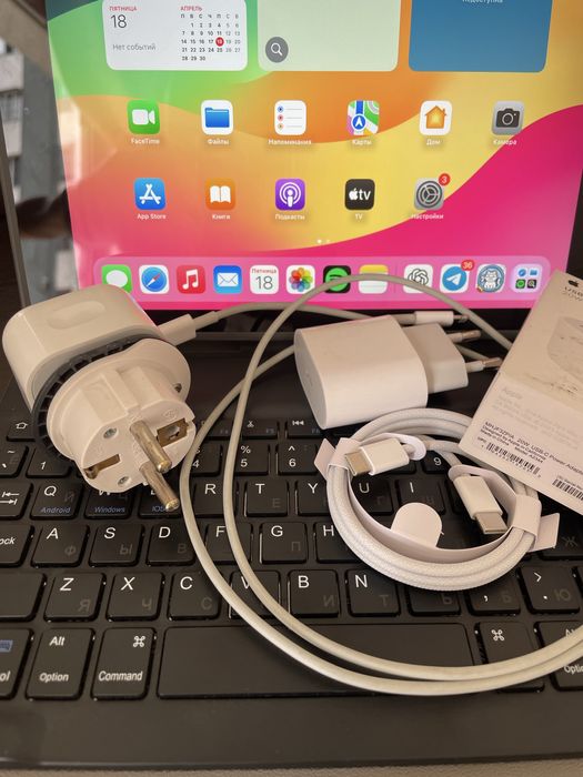 Iphone zaryadka original kabel 14 pro  adapter 20w  Зарядник для айфон