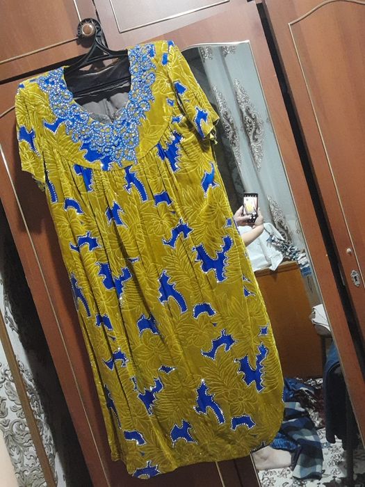 Платье со штанами.