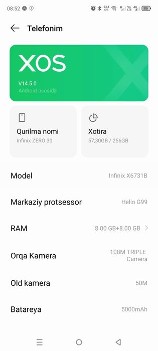 Infinix Zero 30 4G 16/256