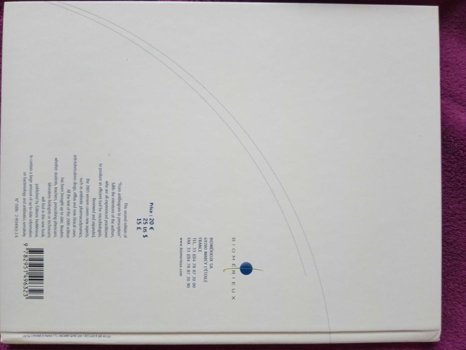 Книга антибиотикограма на английски