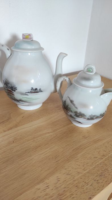 Set Ceainic si letiera