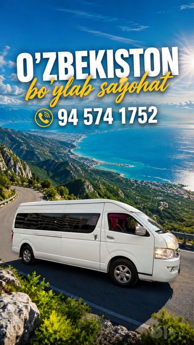 O’zbekiston bo’ylab sayohat Mikro Aftobus