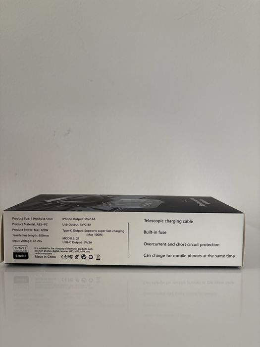 Кабел за бързо зареждане 4в1 120W