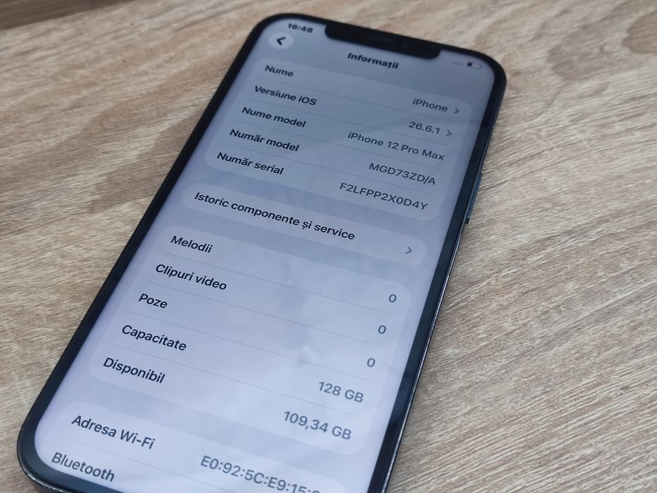 iPhone 12 Pro Max 128Gb 82% Baterie IMPECABIL