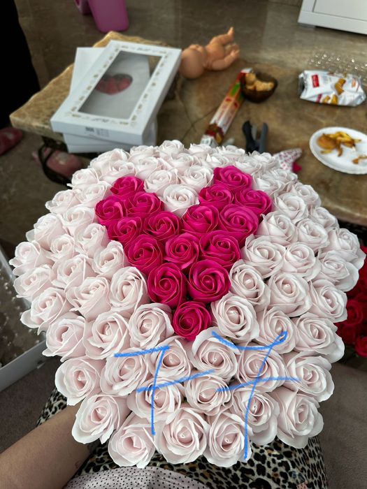 Buchete trandafiri sapun