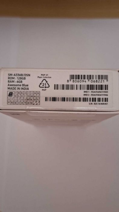 Samsung A33 - 128 GB- 5G - 6 GB RAM .