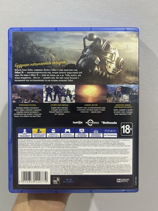 Диск Fallout76 новый