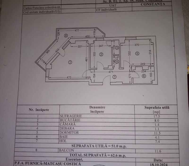 Apartament 2 camere Parc Tomis II Spitalul Judetean Proprietar