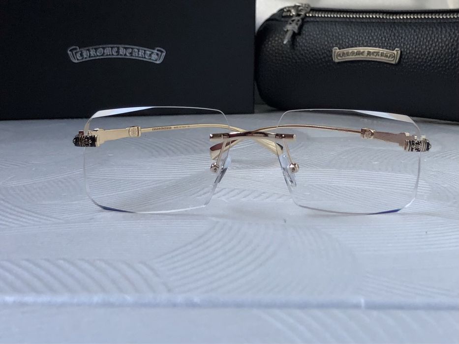 Очила за компютър Диоптрични рамки прозрачни слънчеви chrome hearts