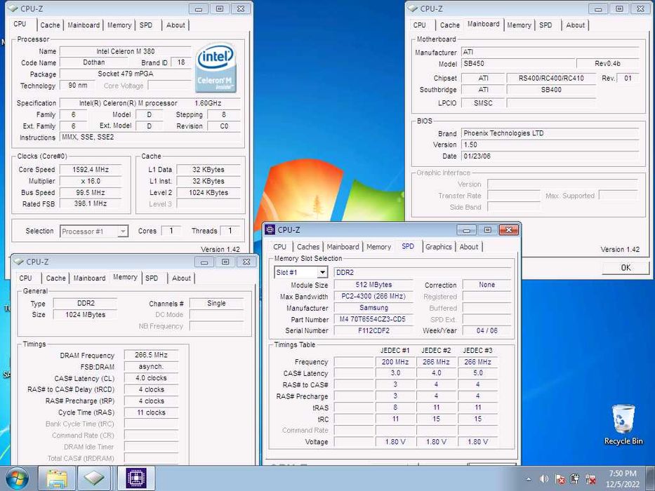 Dezmembrez Toshiba vechi Celeron M ddr2 lapto