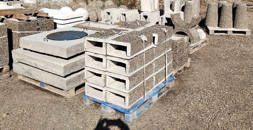 Trepte din beton cu aspect de piatra naturala 62 x 33 x1 6 cm