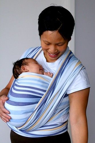 Тъкан слинг за носене на бебе Didymos Tobi, размер 4 (3,6 м)