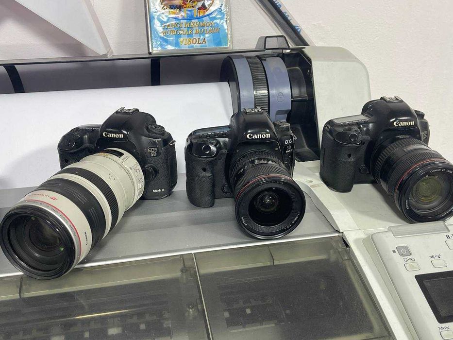 Сроно Canon II/III/IV аппаратлар арзон нархда 24-105//28-300/17-40