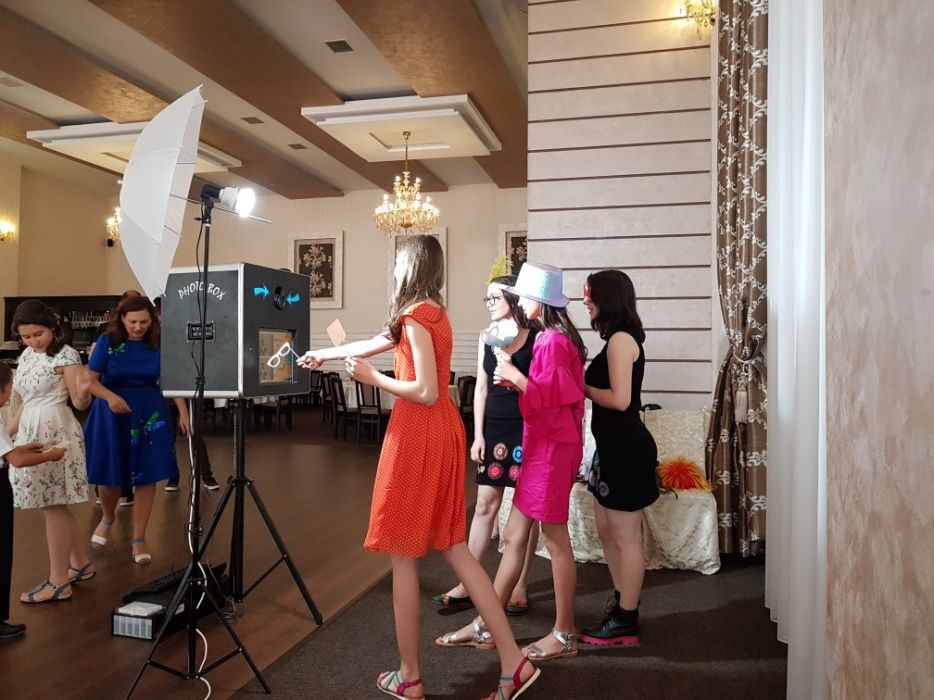 Cabina foto cu print nelimitat & Fum Greu