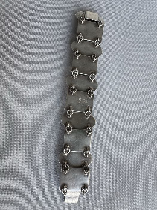 Bratara din argint si ametiste