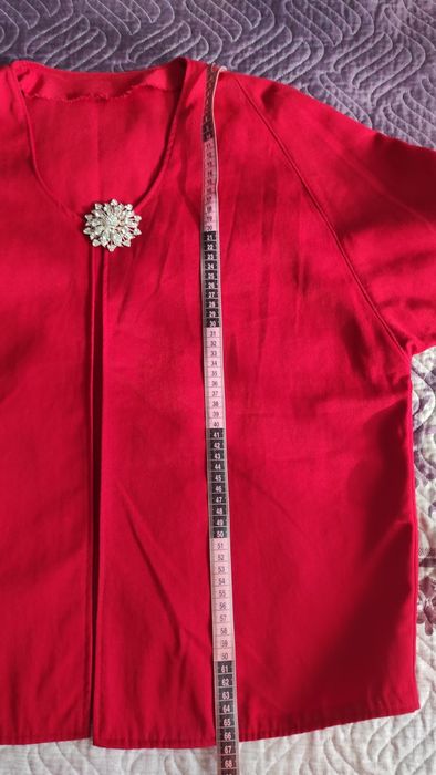 Sacou roșu dama- XL