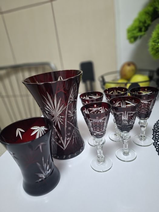 Set din cristal nou