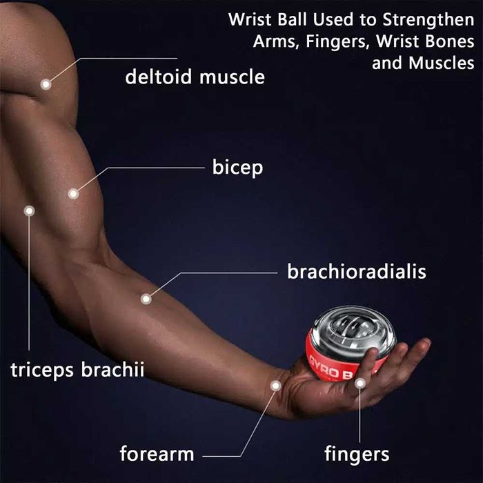 GYRO BALL – СИЛА В РЪКАТА! ТРЕНАЖОР ЗА КИТКИ И ПРЕДМИШНИЦА – НОВ